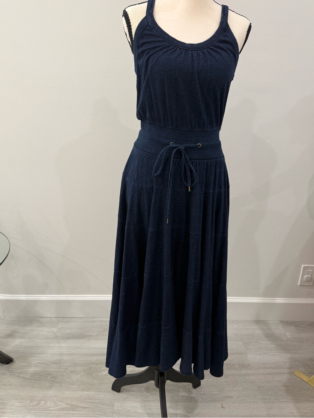 Marc By Marc Jacobs Navy Sleeveless Maxi Dress